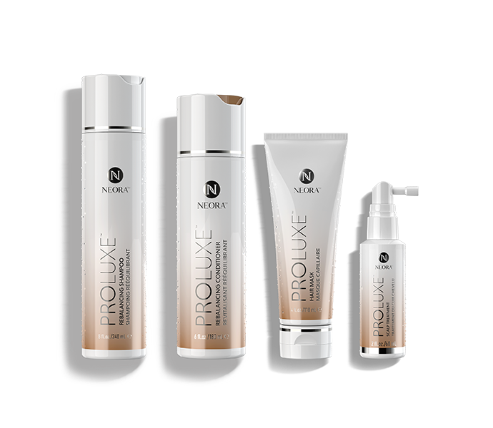 Image display of the ProLuxe Hair Care System on a white background.